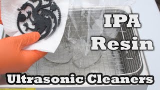 Resin 3D Printing  Ultrasonic Cleaning with IPA [upl. by Tiffy]