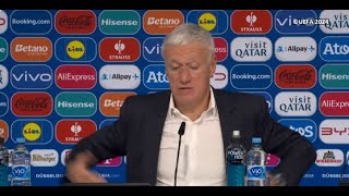 Didier Deschamps Post Match Press Conference Austria vs France 01 [upl. by Spalla956]