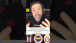 Galatasaray’ın Fenerbahçe ve Beşiktaş’tan farkı bu galatasaray fenerbahçe beşiktaş [upl. by Nnylatsyrk]