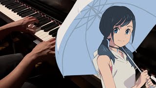 WEATHERING WITH YOU 天気の子 TENKI NO KO  SHORT PIANO COVER [upl. by Tippets133]