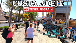 TENERIFE  COSTA ADEJE  Showing the Current Appearance ☀️ 4K Walk ● April 2024 [upl. by Cleon763]