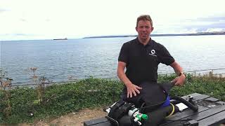 Scuba Diving Equipment Review The Lungfish Rebreather [upl. by Aicertal]