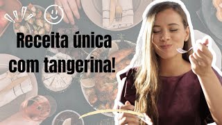 Receita usando tangerina🍊 [upl. by Yrovi]