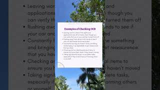 Examples of Checking OCD [upl. by Lette]