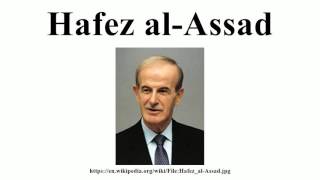 Hafez alAssad [upl. by Llevol620]