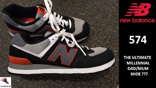 New Balance 574 The ULTIMATE Millennial Dad Shoe [upl. by Sakram6]