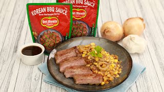 Resep Del Monte BBQ Corn and Beef [upl. by Eleahcim912]