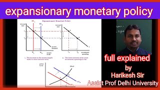 Expansionary monetary policy objectives of monetary policy  instruments  full explained [upl. by Suedama]