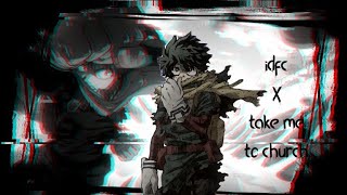 Dark Deku  IDFC x Take Me To Church EditAmv [upl. by Aikkan]