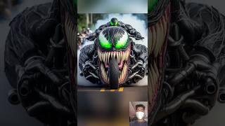 Dangerous bike 🚲🤯kiski hai 😎 spiderman vs venom vs Ironman 😎viralshortsaifunnyavengers [upl. by Halueb]