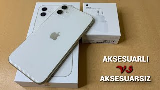 iPhone 11 Kutu Açılımı  Aksesuarsız vs Aksesuarlı Kutu [upl. by Maretz]