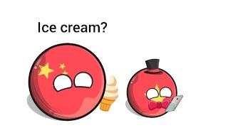 Ice cream oh Bingchilling meme  Countryball [upl. by Rhu]