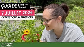 Tour du potager  Je récolte et je vous DIS AU REVOIR [upl. by Erie]