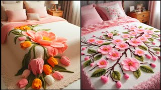 Cozy Crochet Bed Sheet Designs for Winter WarmthWinterHomeCozy Bedroom [upl. by Germaun582]