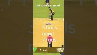 Peshawar vs Quetta Last over thriller shorts cricket PSL realcricket24 realcricket24 [upl. by Nyladgam]