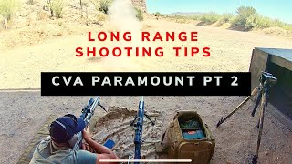 CVA PARAMOUNT MUZZLELOADER 650 YARDS LONG RANGE SETUP  SHOOTING TIPS [upl. by Eelyam]