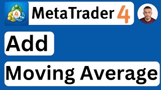 How to Add Moving Average in MetaTrader 4 MT4 on LaptopPCMac  Easy to Follow [upl. by Akimihs]