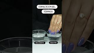 Esmalte em gel térmico [upl. by Hgielrebmik]