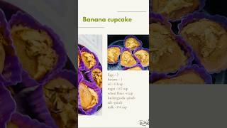 Banana cupcake in air fryer trending cake cupcake recipe banana airfryer [upl. by Merrow]