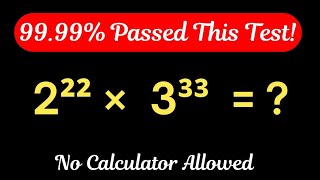 No Calculator Allowed  9999 Of Students Passed This Tricky Math Test Did You  maths [upl. by Aneeuqahs]