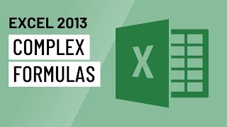 Excel 2013 Complex Formulas [upl. by Irik]