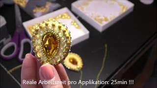 Bauchtanz Applikation selber machen DIY Bellydance [upl. by Kimble]