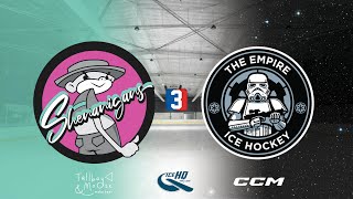 Shenanigans v Empire  Div 3  10th December  iceHQ Rec League ice hockey [upl. by Benni]