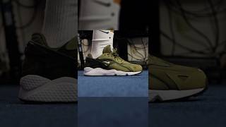 Nike Air Huarache Runner khaki and medium Olive drop 1020 Cozy nike nikehuarache huarache [upl. by Elo506]