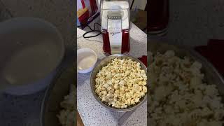 Nostalgia 8 Cup Retro Classic Hot Air Popcorn Maker Live Review [upl. by Katharina186]