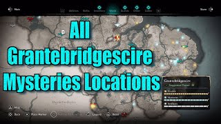 Assassins Creed Valhalla All Grantebridgescire Mysteries Locations guide [upl. by Mayworm]