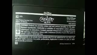 A Goofy Movie 2000 VHS [upl. by Tsugua]