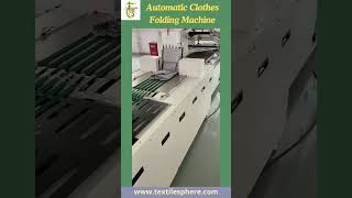 Automatic Clothes Folding Machine shorts automation [upl. by Hatch]