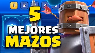 LOS 5 MAZOS CON RECLUTAS REALES EVOLUCIONADOS CLASH ROYALE MEJORES MAZOS [upl. by Migeon794]