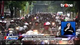 Pengamanan Dilakukan di Sejumlah Wilayah Indonesia Jelang Pelantikan Presiden [upl. by Yenruoc]