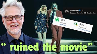 James Gunn Gets Blamed Online For Joker 2 Being A Disaster  Idiots Really Say Anything [upl. by Eenel]