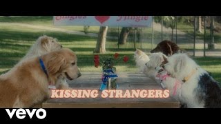 DNCE  Kissing Strangers Lyric Video ft Nicki Minaj [upl. by Neela399]