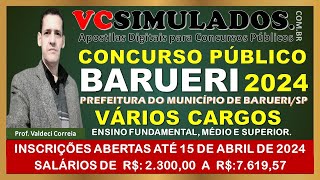 SUPORTE PEDAGÓGICO  BARUERICONCURSO PÚBLICO 2023 [upl. by Enyedy]