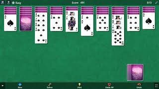 Playing Microsoft Windows Solitaire Collection after level 10 amp win 400xp [upl. by Hennessey896]