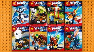 LEGO Ninjago Skybound Minifigures knockoff LELE 79267 [upl. by Assir]