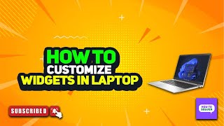 How to customize widgets in laptop 2024 [upl. by Hijoung]