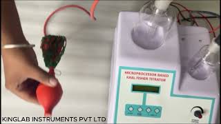 KINGLAB  Karl Fisher Titrator [upl. by Aitnohs363]