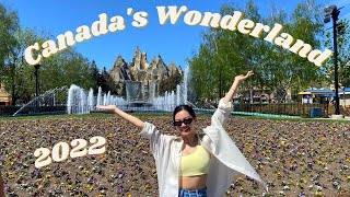 CANADAS WONDERLAND 2022 VLOG [upl. by Loesceke]