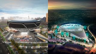 Allegiant Stadium vs SoFi Stadium Which is better [upl. by Naz426]