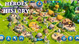 Heroes of History  iOS  Global Launch  Gameplay Part 2 [upl. by Forelli15]