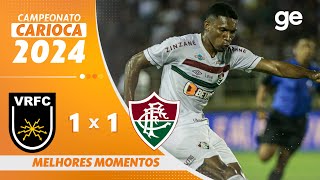 VOLTA REDONDA X FLUMINENSE  MELHORES MOMENTOS  CAMPEONATO CARIOCA 2024  geglobo [upl. by Fee582]