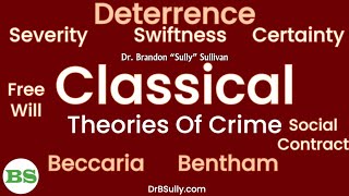 Classical Theories of Crime  Beccaria Bentham amp Deterrence [upl. by Yelats759]