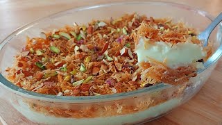 1 2 லிட்டர் பாலில் nawabi semai  NO milk powder NO condensed milk dessert  nawabi semai dessert [upl. by Arella473]