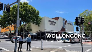 WOLLONGONG Australia  4K 2021  NSW  Walking Tour Video [upl. by Oisacin]