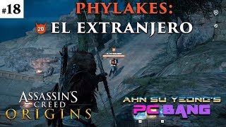 Phylakes El Extranjero  Assassins Creed Origins  Gameplay en español 18 [upl. by Temirf]