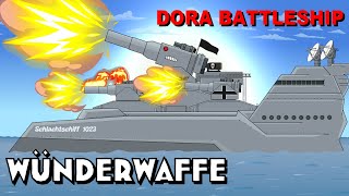 Project WONDERWAFFLE Mega Dora Battleship  Cartoons about tanks [upl. by Netsyrc]